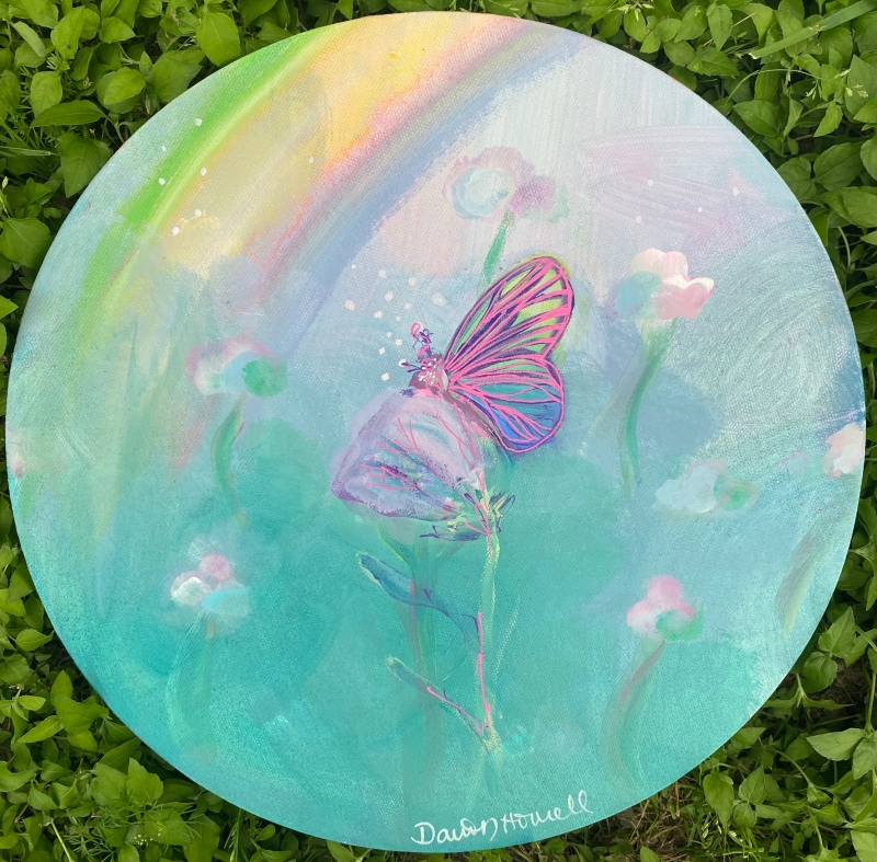 Falling into Place by artist dawn howell